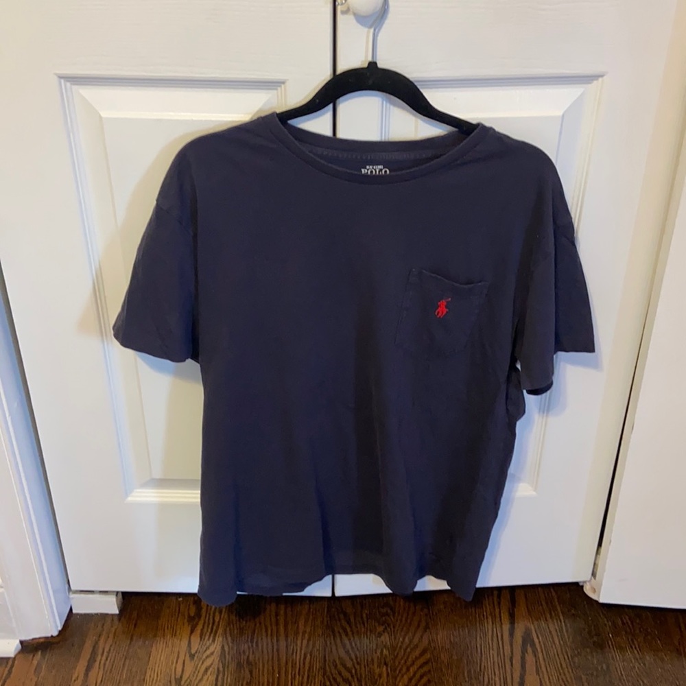 Polo By Ralph Lauren Blue Pocket T-Shirt